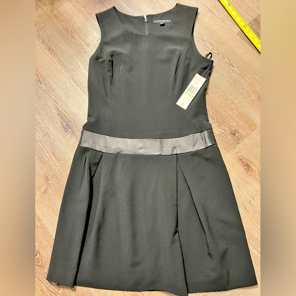 NWT Black Sleeveless sharagano dress size 8